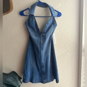 Urban outfitters Jean halter dress